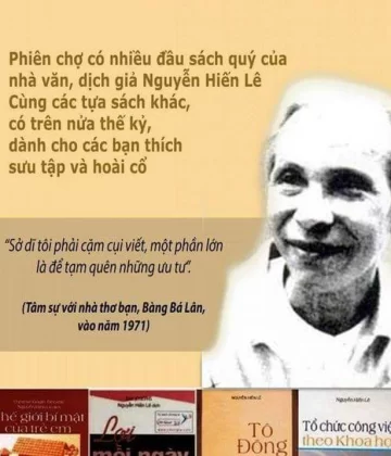 Chợ Quê Giữa Phố: Trưng Bày Sách Nguyễn Hiến Lê