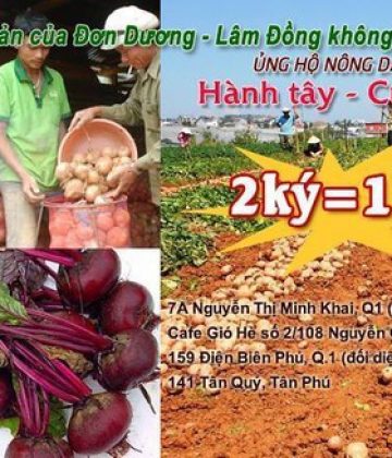 TP.HCM: Hội Quán Các Bà Mẹ “giải cứu” hành tây Lâm Đồng